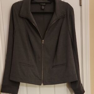 Lane Bryant Dark Gray Blazer